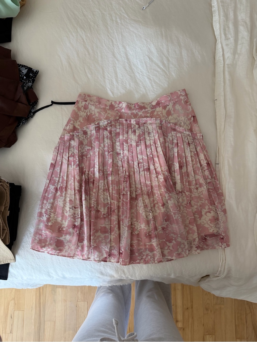 Reiss XS Pleated Mini Skirt